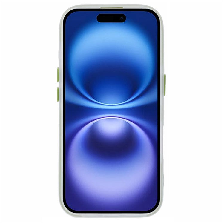For iPhone 16 Case Detachable TPU Shockproof Phone Cover - Green