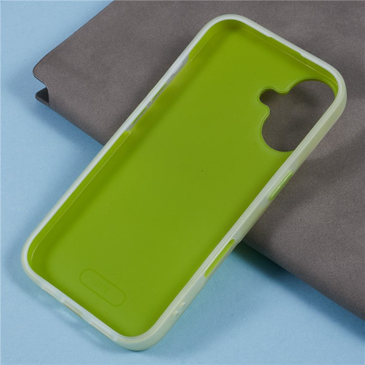 For iPhone 16 Case Detachable TPU Shockproof Phone Cover - Green