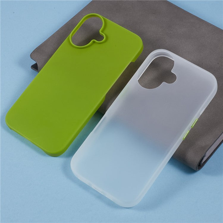 For iPhone 16 Case Detachable TPU Shockproof Phone Cover - Green