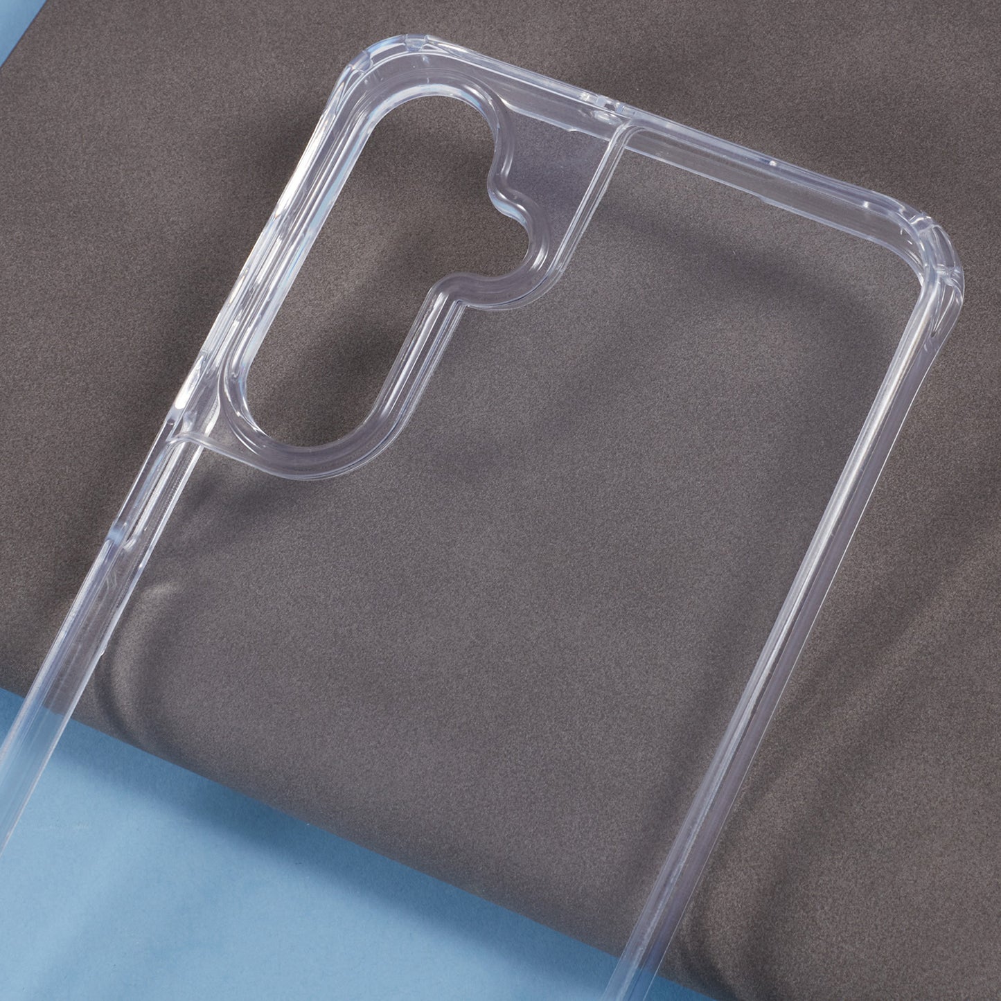 For Samsung Galaxy A16 4G / 5G Case PC+TPU 1.5mm Clear Phone Cover with Lanyard Holes