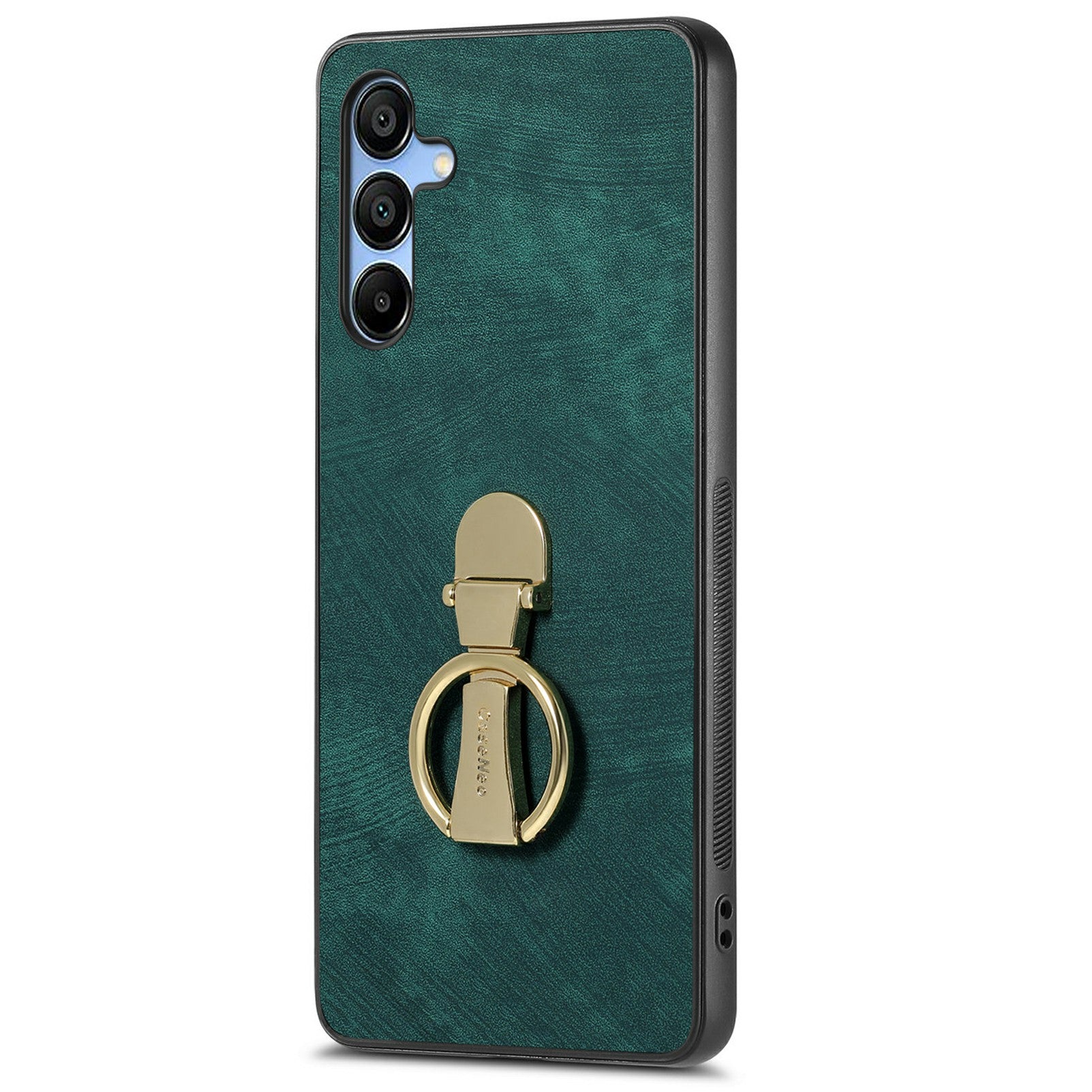 CASENEO D22 For Samsung Galaxy A16 4G / 5G Case Folding Kickstand Retro Leather Back Phone Cover - Green