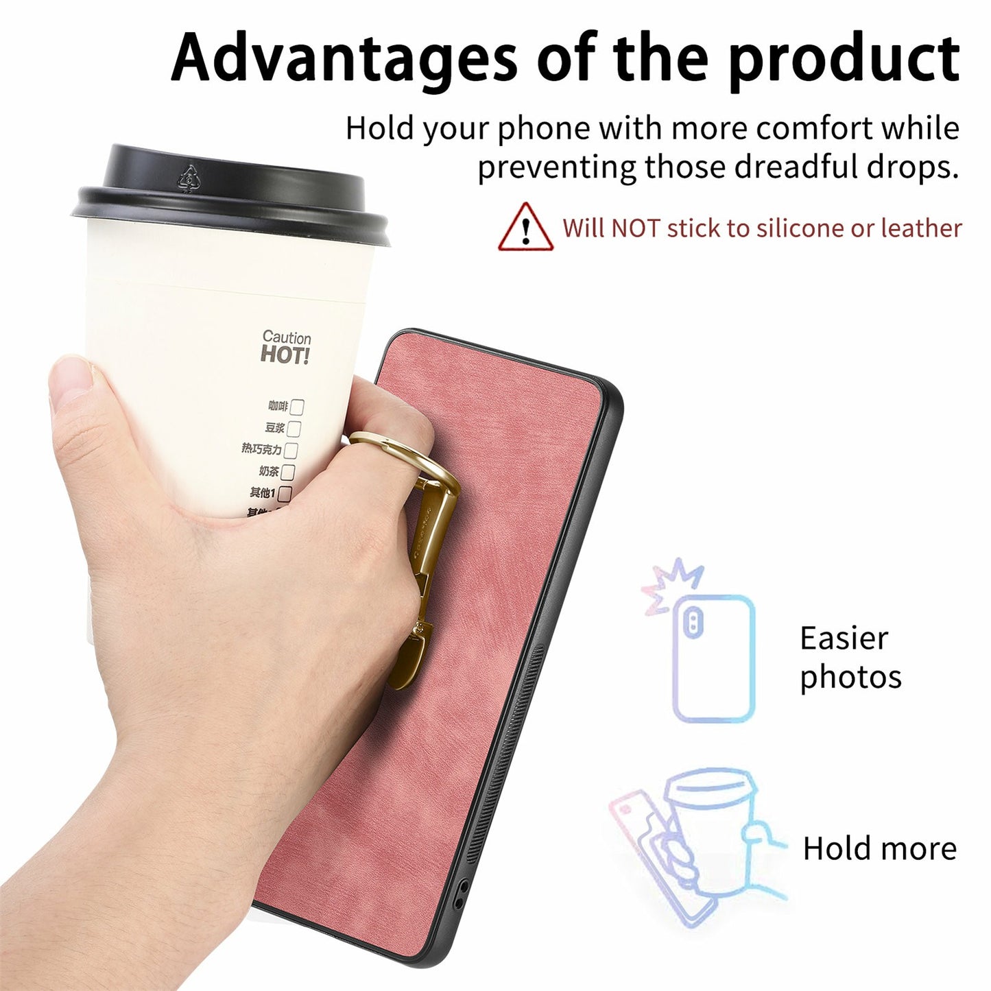 CASENEO D22 For Samsung Galaxy A16 4G / 5G Case Folding Kickstand Retro Leather Back Phone Cover - Brown