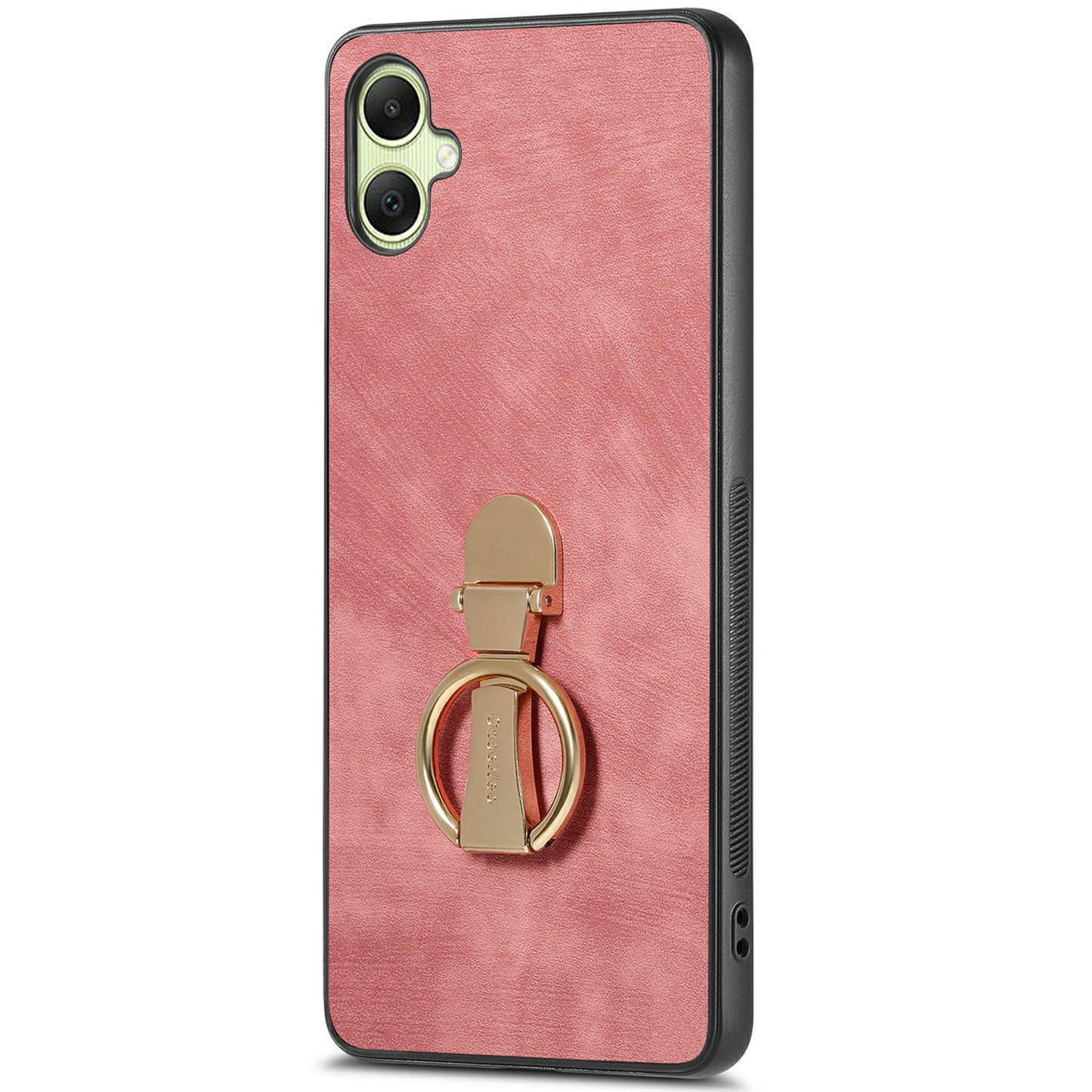 CASENEO D22 For Samsung Galaxy A06 Case Folding Kickstand Retro Leather Back Phone Cover - Pink