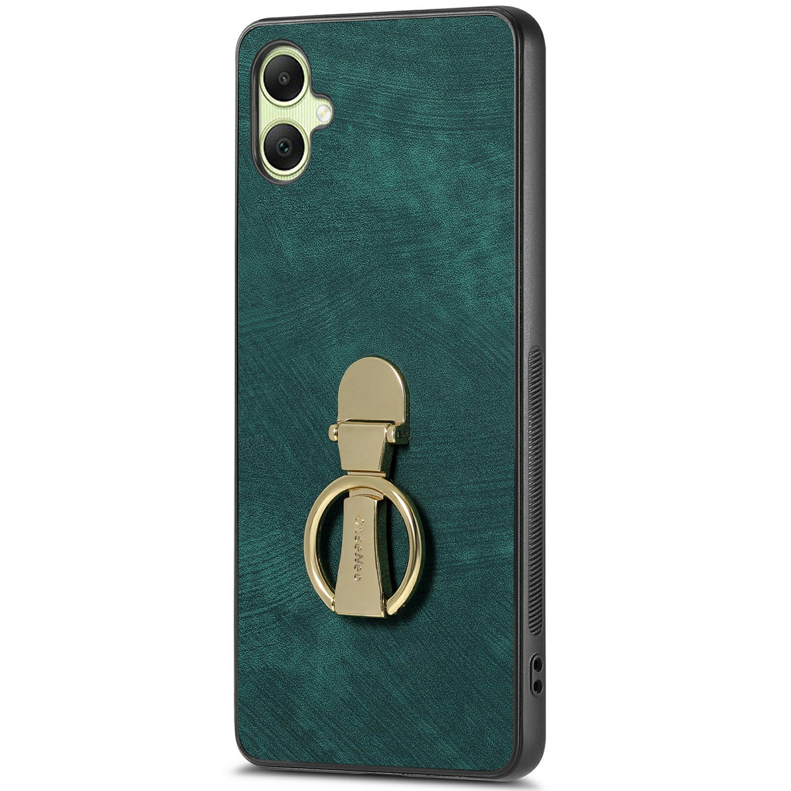 CASENEO D22 For Samsung Galaxy A06 Case Folding Kickstand Retro Leather Back Phone Cover - Green
