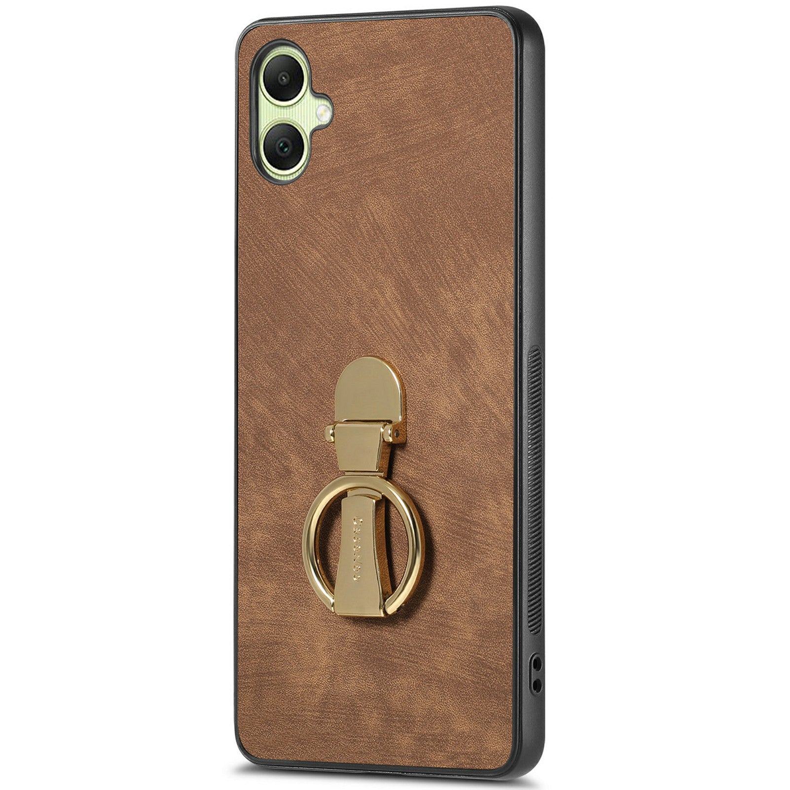 CASENEO D22 For Samsung Galaxy A06 Case Folding Kickstand Retro Leather Back Phone Cover - Brown