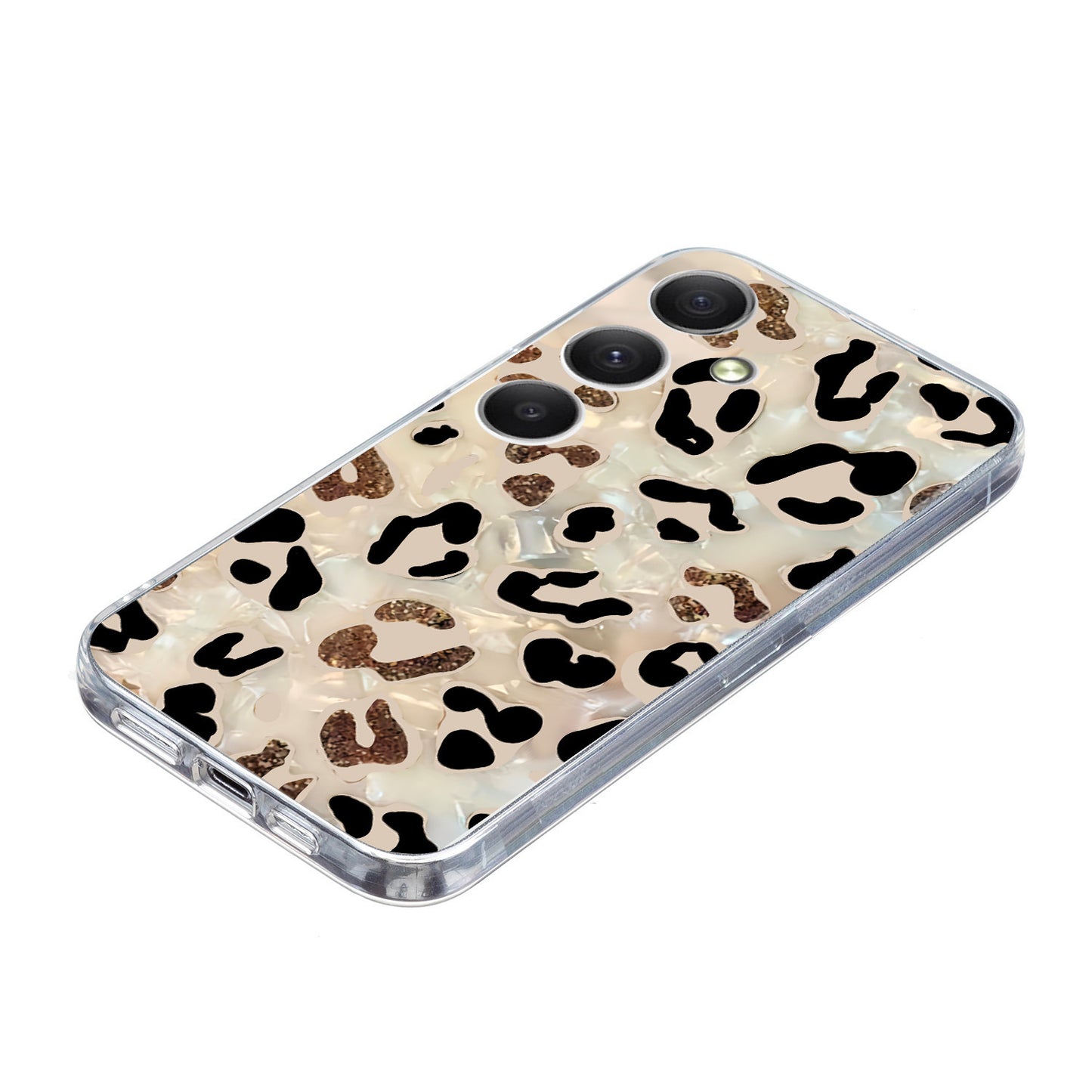 For Samsung Galaxy A16 5G / 4G Case Pattern Printing Shockproof Soft TPU Phone Cover - Leopard Print
