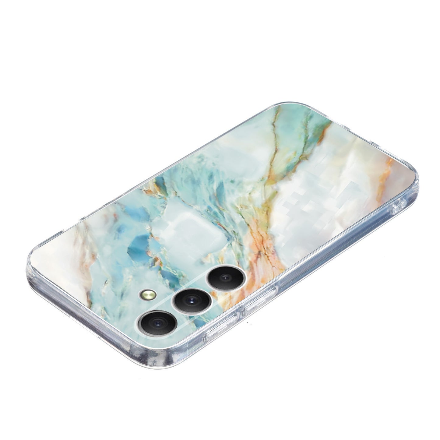 For Samsung Galaxy A16 5G / 4G Case Pattern Printing Shockproof Soft TPU Phone Cover - Oil Painting Marble