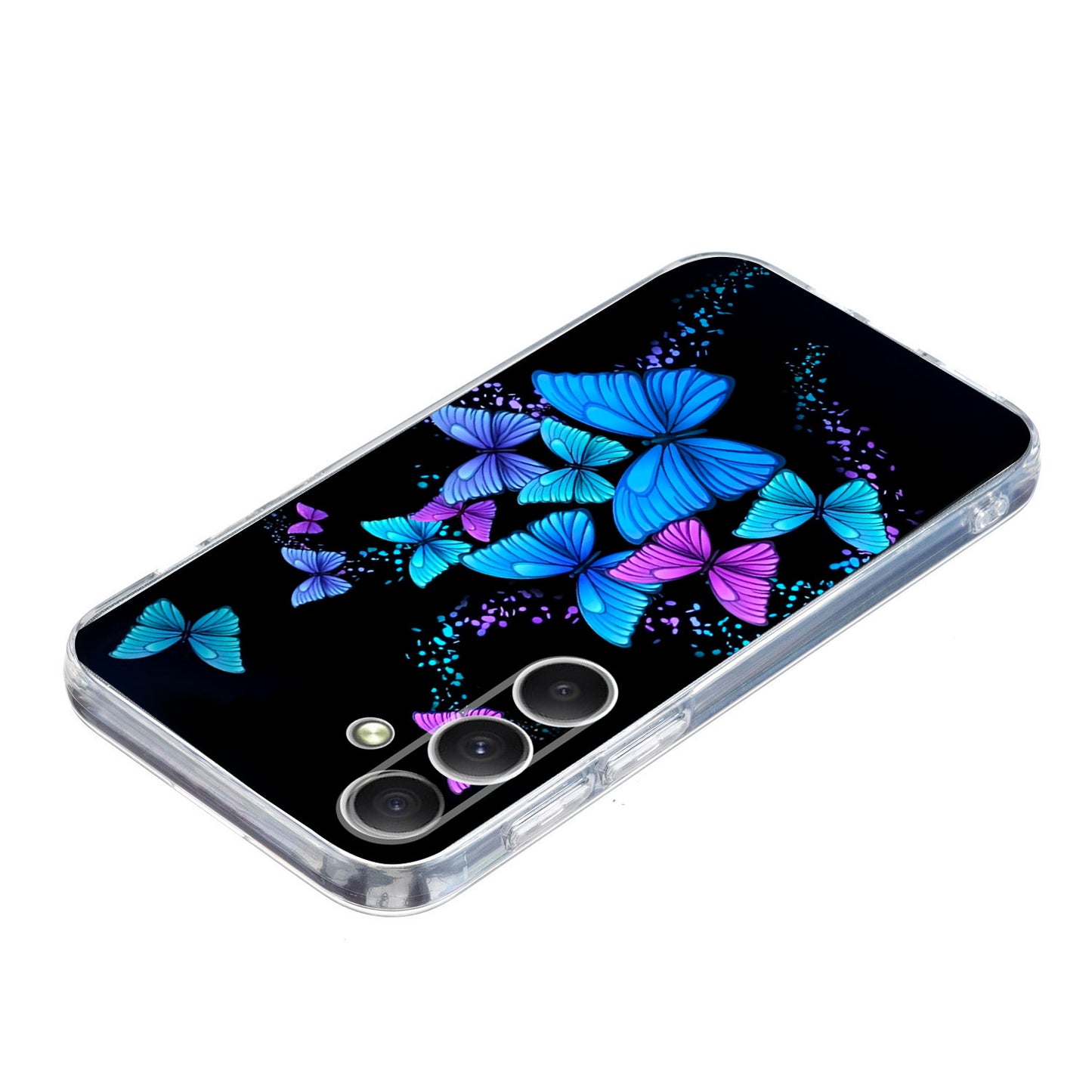 For Samsung Galaxy A16 5G / 4G Case Pattern Printing Shockproof Soft TPU Phone Cover - Colorful Butterflies