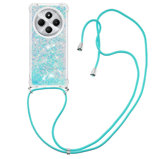 For Xiaomi Redmi 14R 5G / Xiaomi Poco C75 4G / Xiaomi Redmi 14C 4G Case Quicksand TPU Phone Cover - Blue / Pentagram