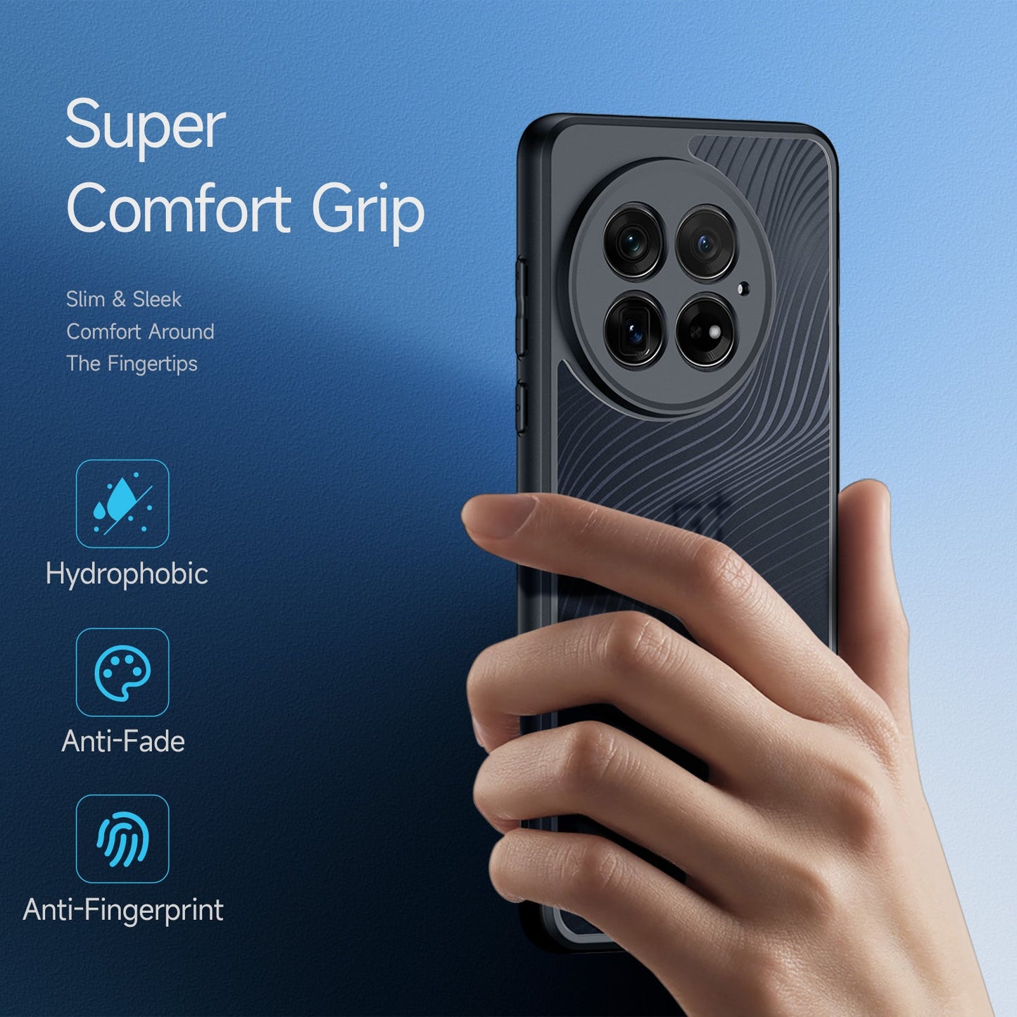 For OnePlus 13 Case DUX DUCIS Aimo Series TPU+PC Matte Drop-proof Phone Cover (REACH Certification) - Black