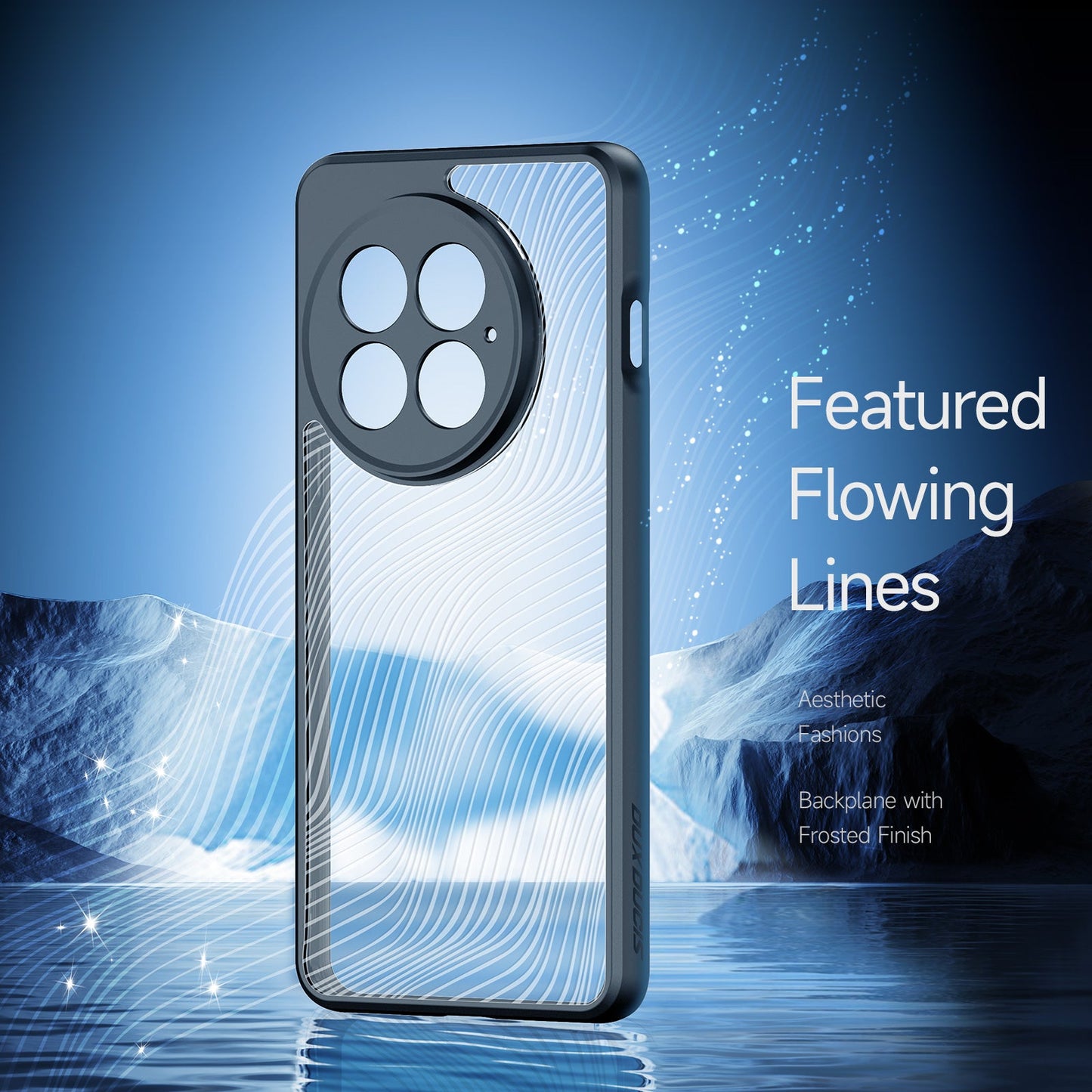 For OnePlus 13 Case DUX DUCIS Aimo Series TPU+PC Matte Drop-proof Phone Cover (REACH Certification) - Black