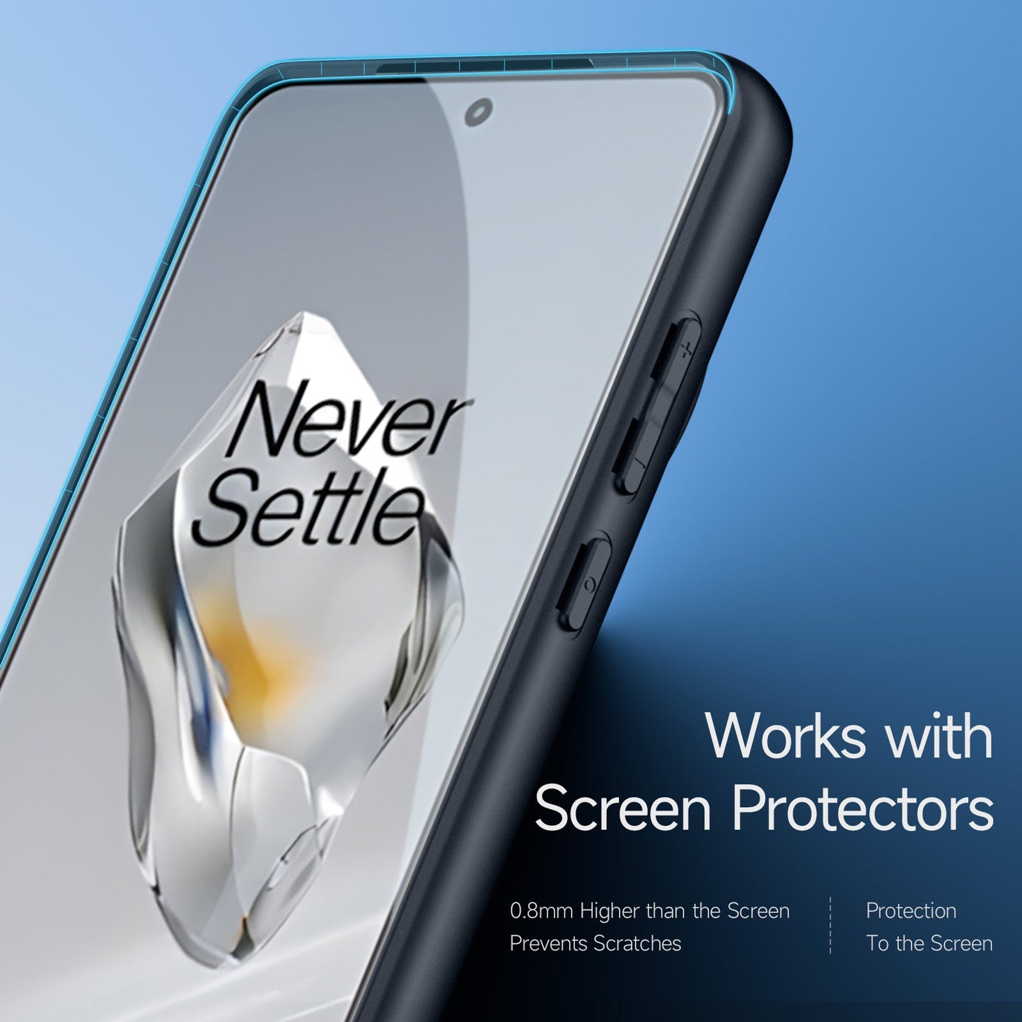 For OnePlus 13 Case DUX DUCIS Aimo Series TPU+PC Matte Drop-proof Phone Cover (REACH Certification) - Black