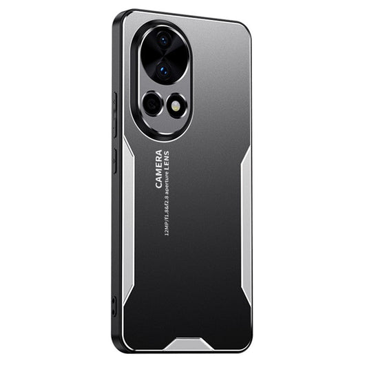 For Huawei nova 13 5G Phone Case Aluminium Alloy TPU PC Back Cover - Silver