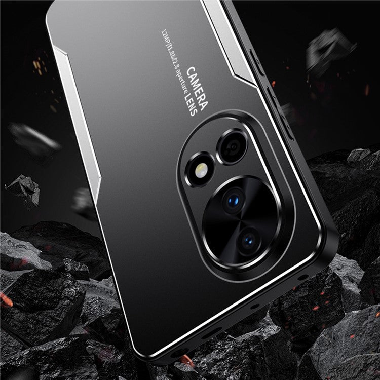 For Huawei nova 13 5G Phone Case Aluminium Alloy TPU PC Back Cover - Silver