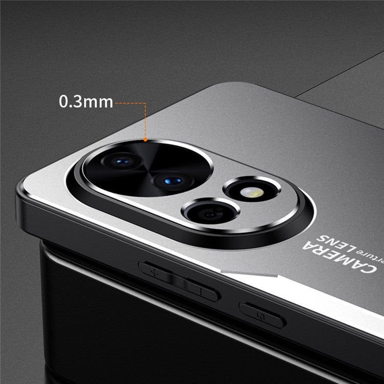For Huawei nova 13 5G Phone Case Aluminium Alloy TPU PC Back Cover - Silver