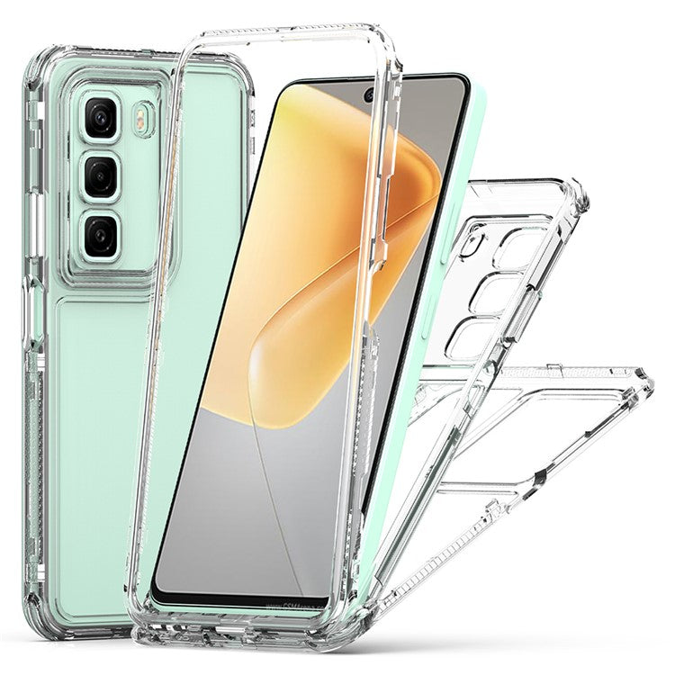 For Infinix Hot 50 4G Case Anti-Scratch Acrylic+TPU Clear Phone Cover