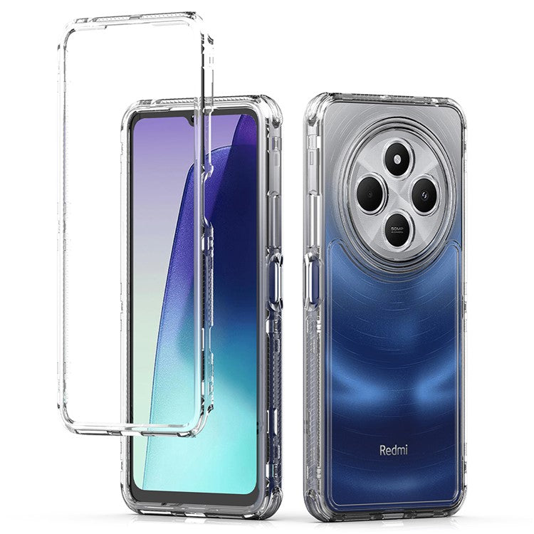 For Xiaomi Poco C75 4G / Redmi 14R 5G / 14C 4G Case Anti-Scratch Acrylic+TPU Clear Phone Cover