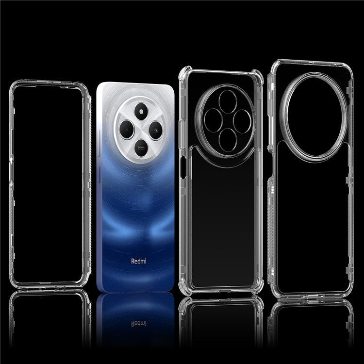 For Xiaomi Poco C75 4G / Redmi 14R 5G / 14C 4G Case Anti-Scratch Acrylic+TPU Clear Phone Cover