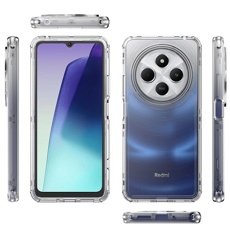 For Xiaomi Poco C75 4G / Redmi 14R 5G / 14C 4G Case Anti-Scratch Acrylic+TPU Clear Phone Cover