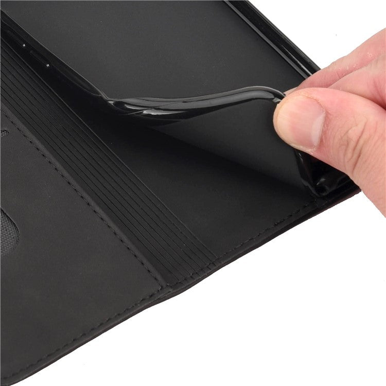 For Xiaomi Poco C75 4G / Redmi 14R 5G / 14C 4G Case PU Leather Shockproof Protection Wallet Phone Cover - Black