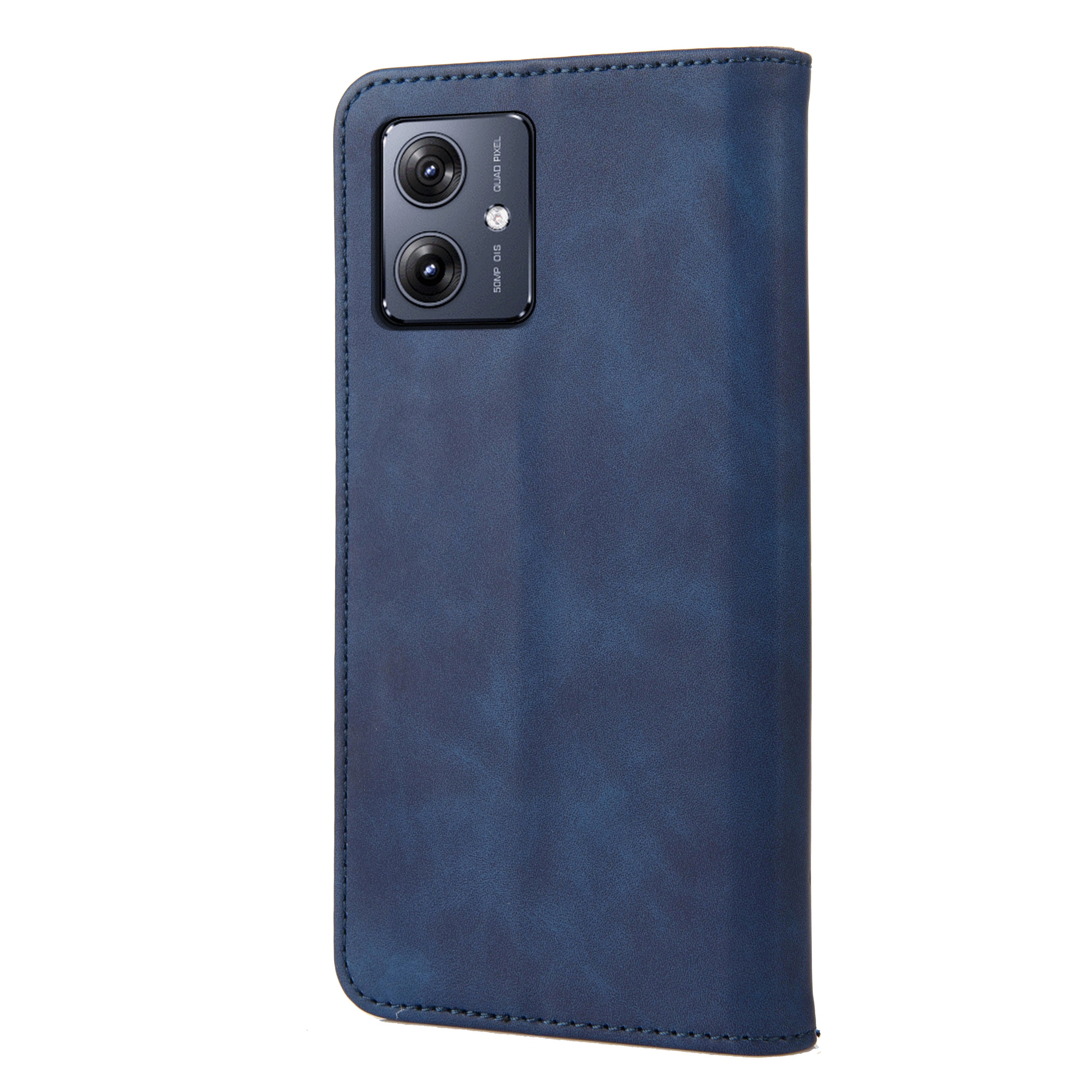 For Samsung Galaxy A06 Case PU Leather Shockproof Protection Wallet Phone Cover - Blue