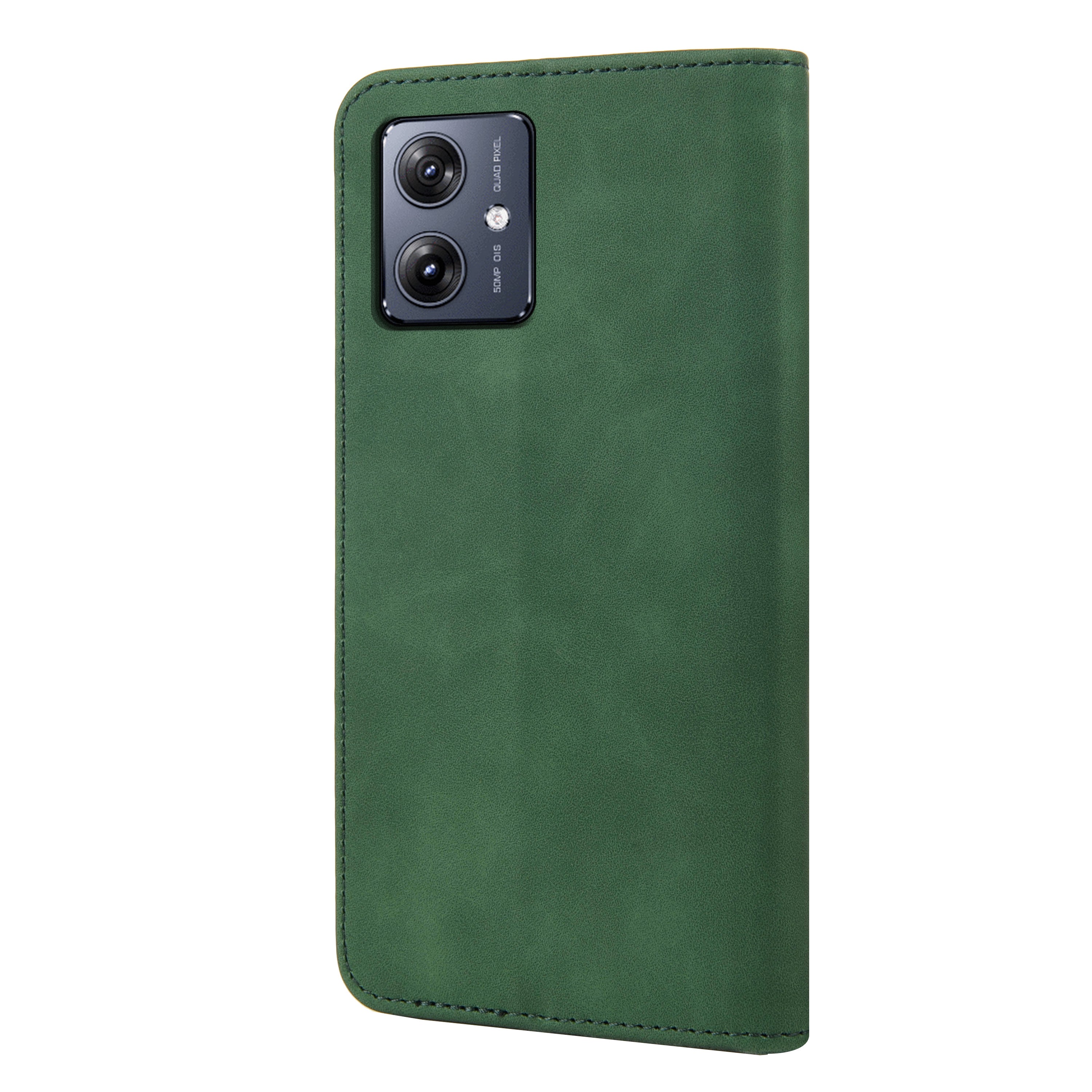 For Samsung Galaxy A06 Case PU Leather Shockproof Protection Wallet Phone Cover - Green