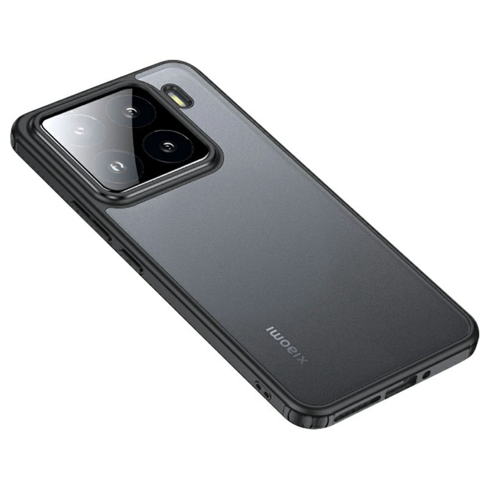 For Xiaomi 15 Pro Case PC+TPU Phone Cover Airbag Protection - Black