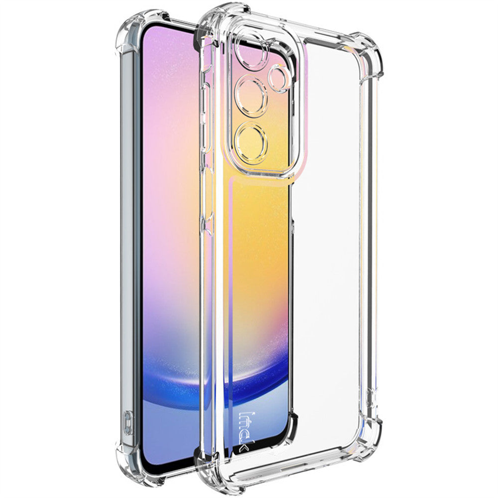 IMAK UX-4 Series for Samsung Galaxy A16 4G / 5G Case Straight Frame Four Corner Shockproof Clear TPU Cover