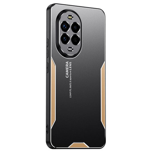 For Huawei nova 13 Pro 5G Phone Case Aluminium Alloy TPU PC Back Cover - Gold