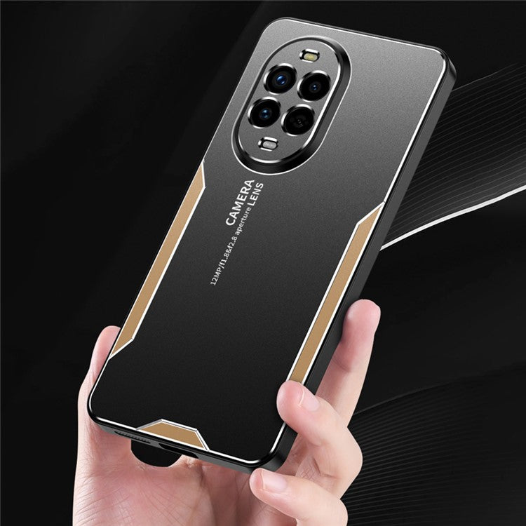 For Huawei nova 13 Pro 5G Phone Case Aluminium Alloy TPU PC Back Cover - Gold
