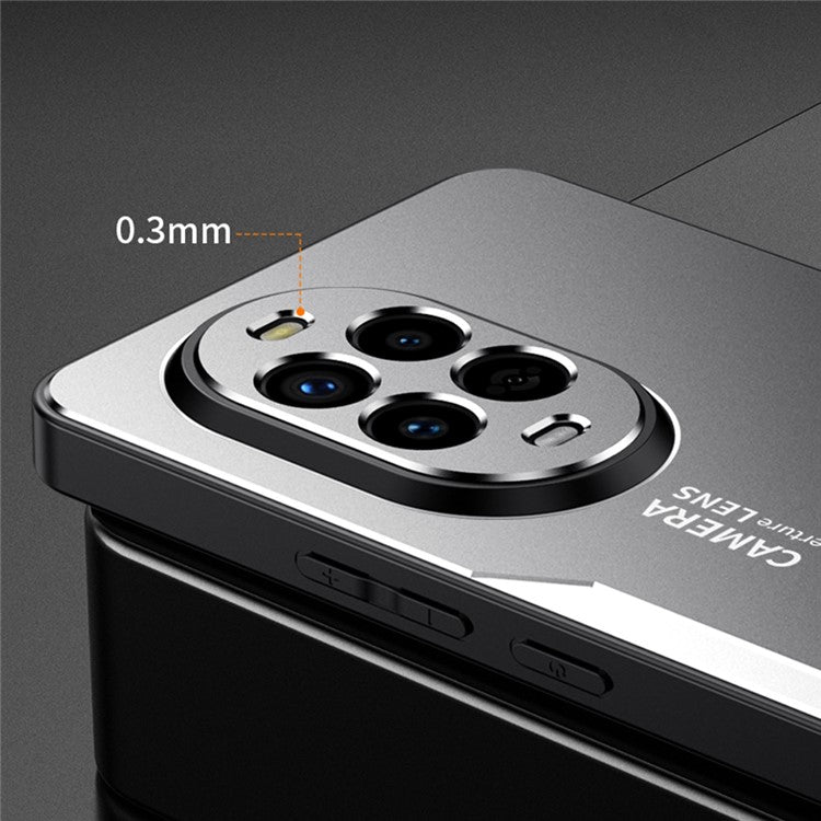 For Huawei nova 13 Pro 5G Phone Case Aluminium Alloy TPU PC Back Cover - Blue