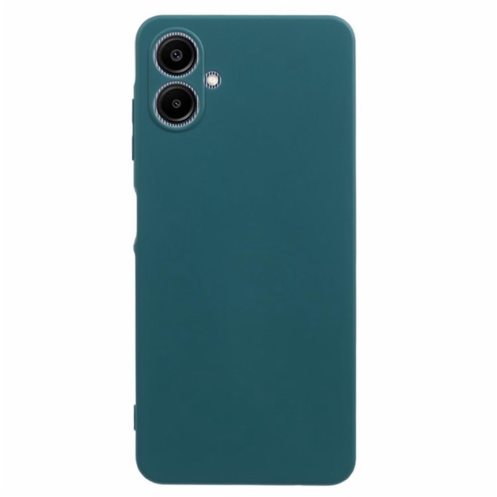WANLONFENG RB2 Series for Samsung Galaxy A06 Case TPU Phone Cover with Screen Protector - Army Green