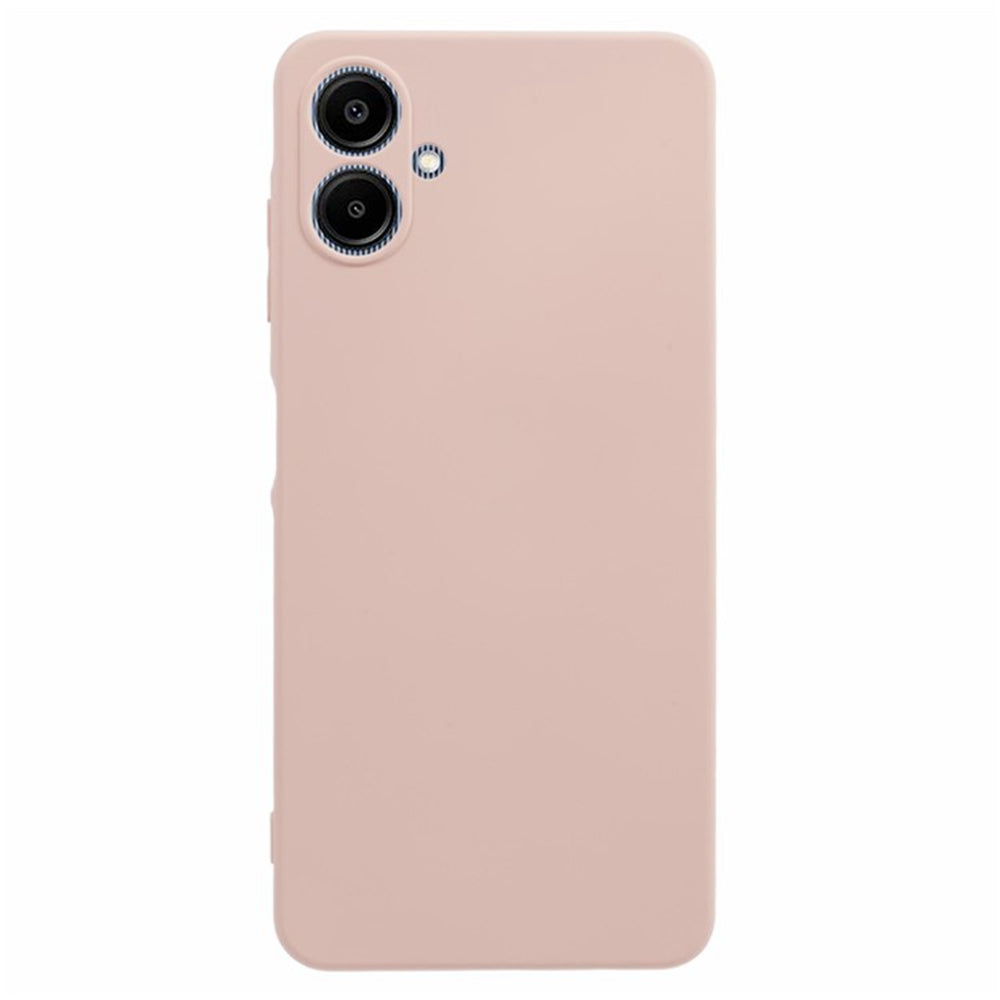 WANLONFENG RB2 Series for Samsung Galaxy A06 Case TPU Phone Cover with Screen Protector - Pink