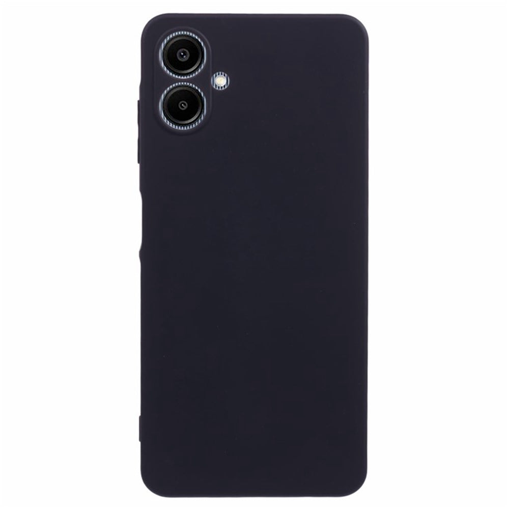 WANLONFENG RB2 Series for Samsung Galaxy A06 Case TPU Phone Cover with Screen Protector - Black