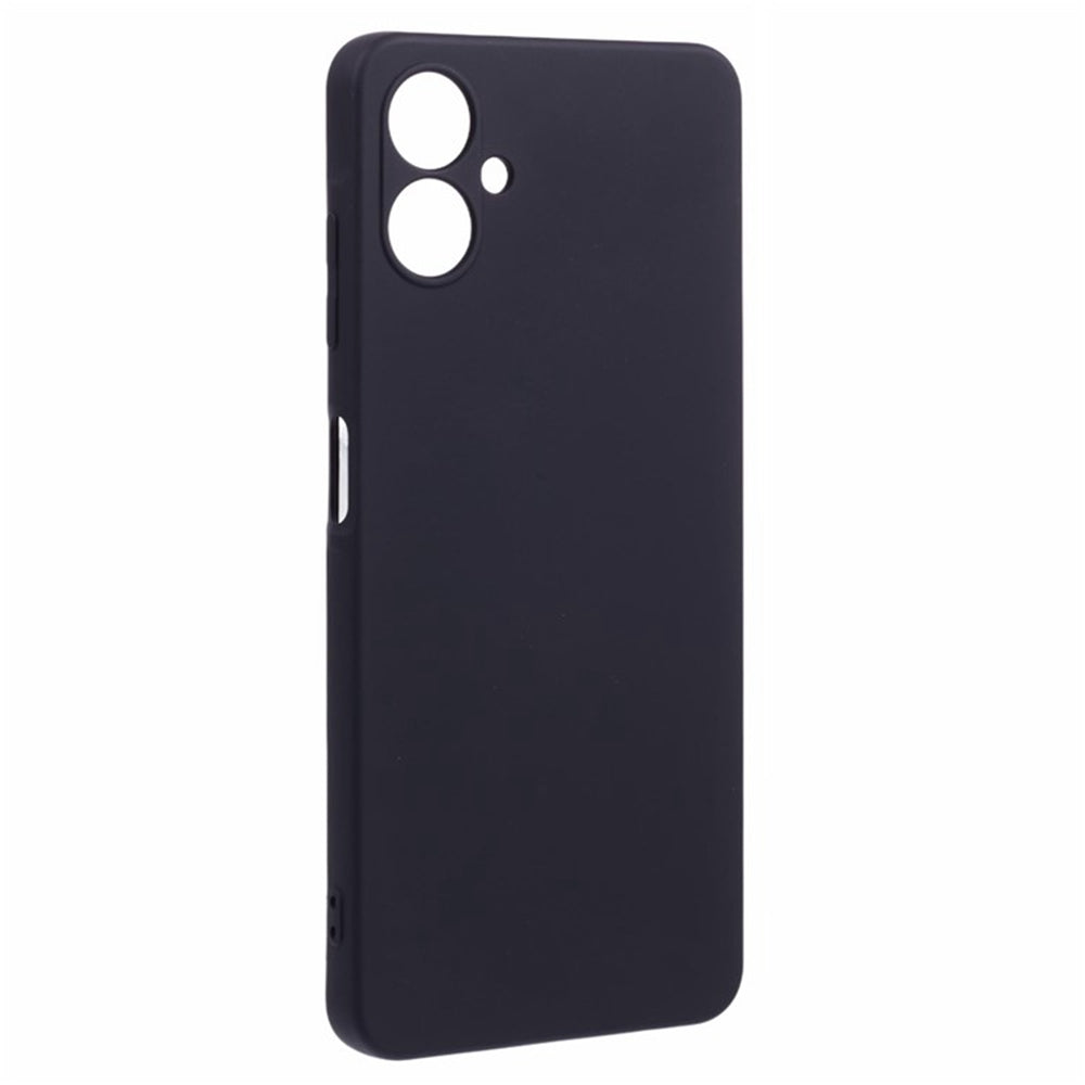 WANLONFENG RB2 Series for Samsung Galaxy A06 Case TPU Phone Cover with Screen Protector - Black