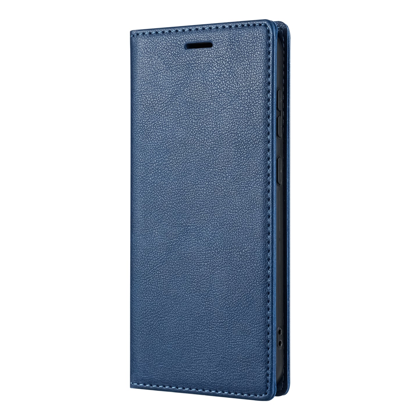 For Samsung Galaxy A16 4G / 5G Wallet Case Magnetic Closure PU Leather Phone Cover - Blue
