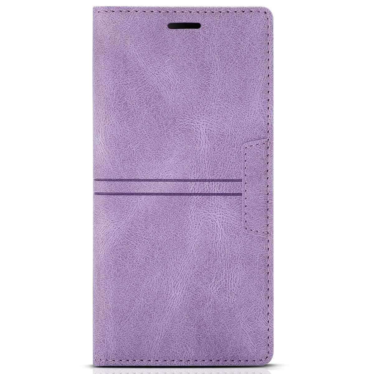 For Samsung Galaxy A16 4G / 5G Wallet Case Magnetic Closing Leather Phone Cover - Purple