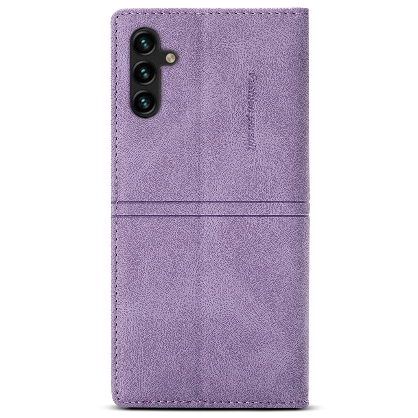 For Samsung Galaxy A16 4G / 5G Wallet Case Magnetic Closing Leather Phone Cover - Purple