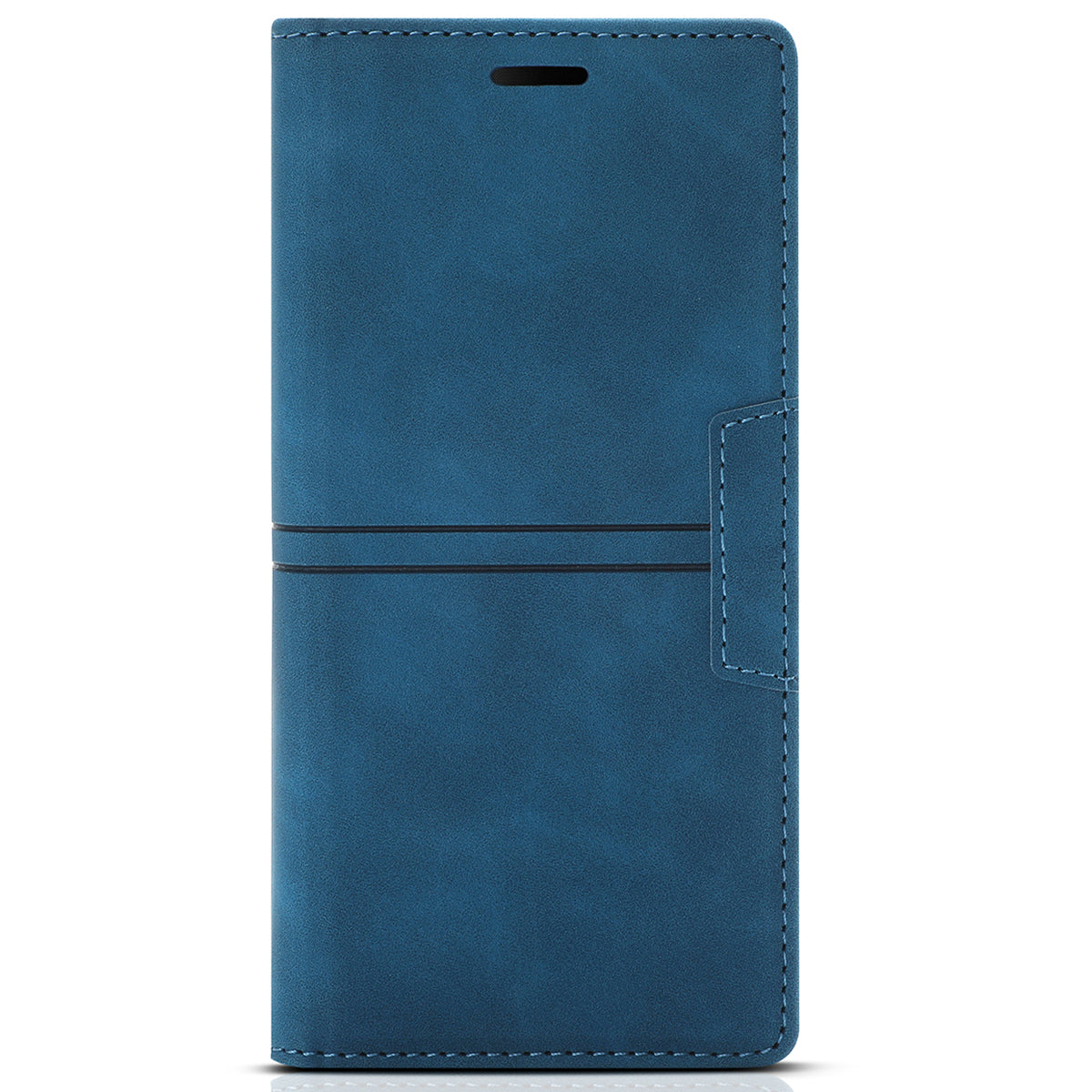 For Samsung Galaxy A16 4G / 5G Wallet Case Magnetic Closing Leather Phone Cover - Blue