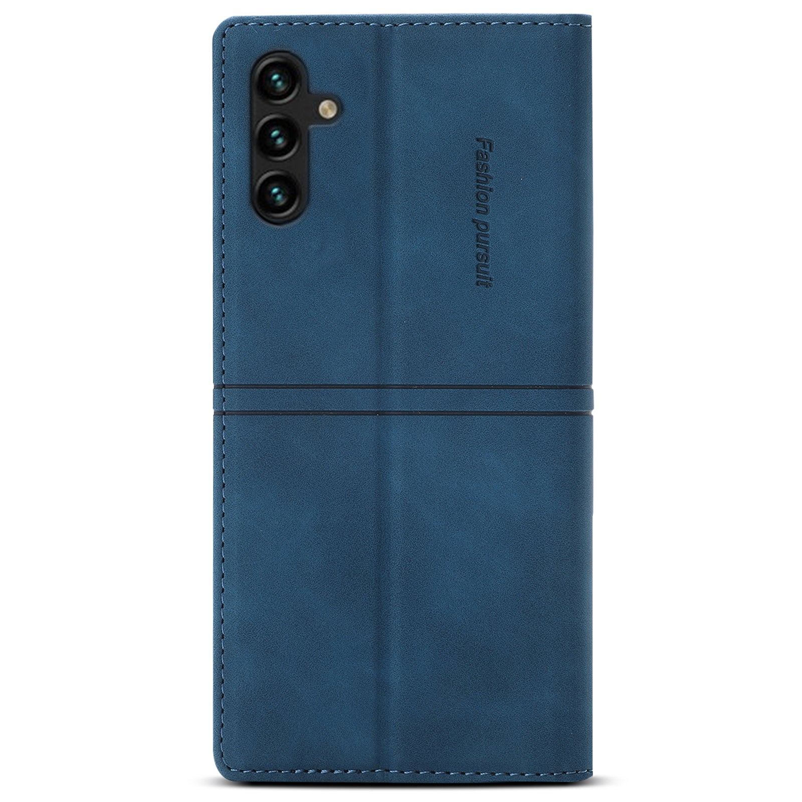 For Samsung Galaxy A16 4G / 5G Wallet Case Magnetic Closing Leather Phone Cover - Blue