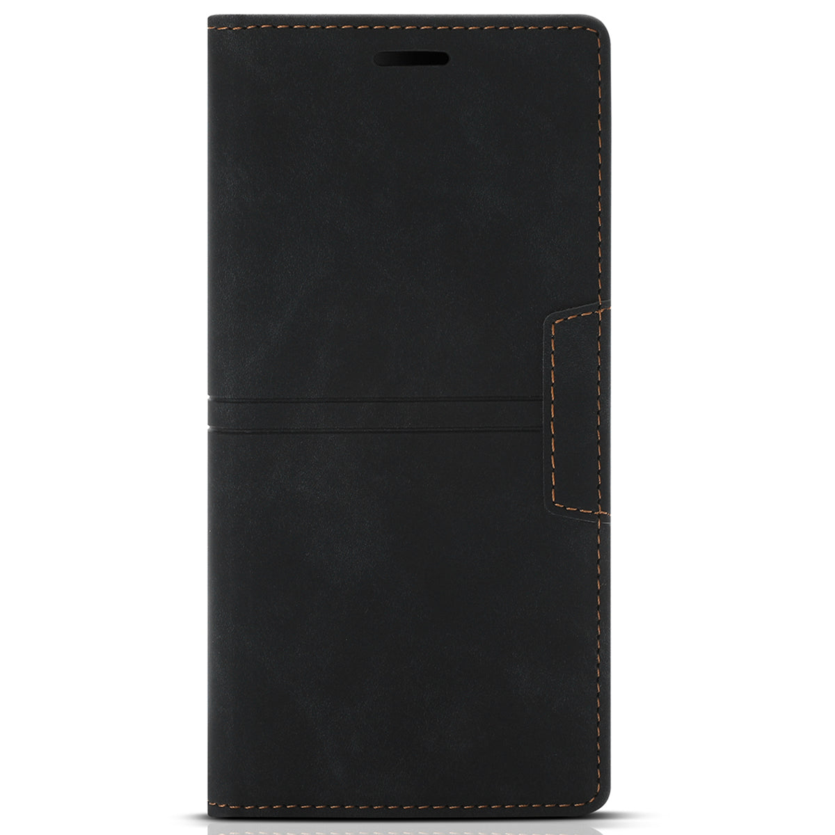 For Samsung Galaxy A16 4G / 5G Wallet Case Magnetic Closing Leather Phone Cover - Black