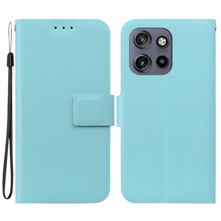 For Motorola Edge 50 Neo 5G / Moto S50 5G / Thinkphone 25 5G Case Ultra-Thin PU Leather + TPU Phone Cover with Card Slot - Green