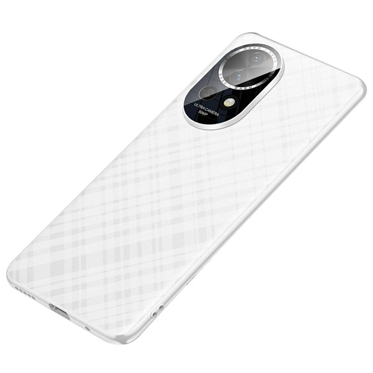 For Huawei nova 13 Case Drop Resistant PU Leather+TPU Phone Cover - White