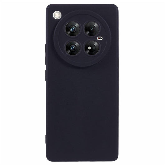 For Infinix Zero 40 5G Case Precise Cut-Outs Straight Edge TPU Shockproof Phone Cover - Black