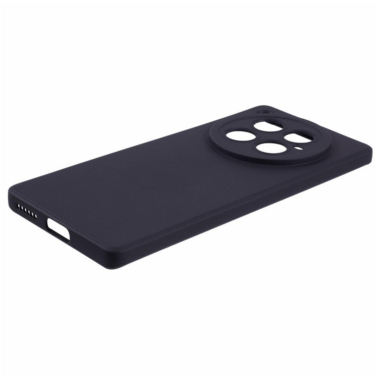 For Infinix Zero 40 5G Case Precise Cut-Outs Straight Edge TPU Shockproof Phone Cover - Black