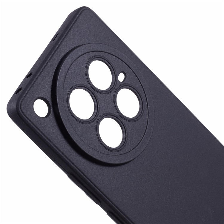 For Infinix Zero 40 5G Case Precise Cut-Outs Straight Edge TPU Shockproof Phone Cover - Black