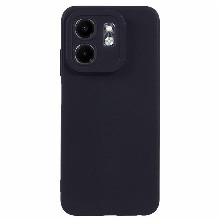 For Infinix Smart 9 4G Case Precise Cut-Outs Straight Edge TPU Shockproof Phone Cover - Black