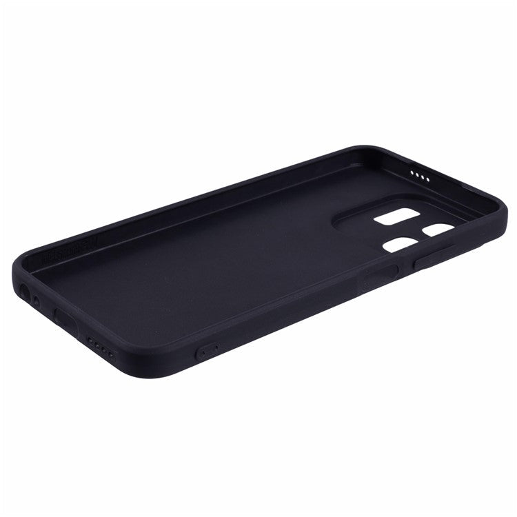 For Infinix Smart 9 4G Case Precise Cut-Outs Straight Edge TPU Shockproof Phone Cover - Black