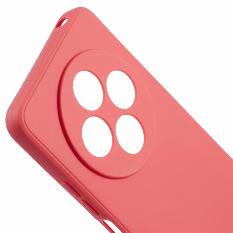 Case For Xiaomi Redmi 14C 4G / Redmi 14R 5G / Poco C75 4G Precise Cut-Outs Straight Edge TPU Shockproof Phone Cover - Hawthorn Red