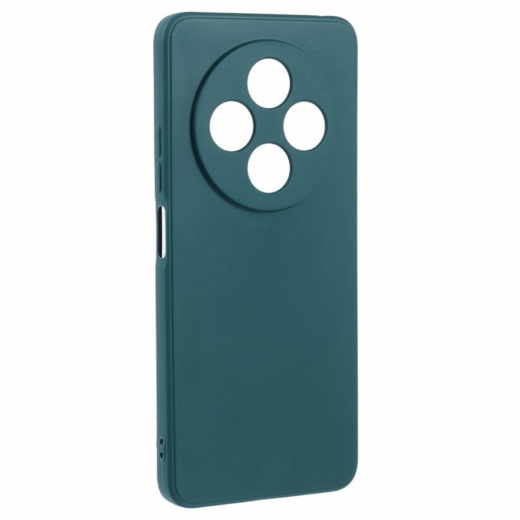 Case For Xiaomi Redmi 14C 4G / Redmi 14R 5G / Poco C75 4G Precise Cut-Outs Straight Edge TPU Shockproof Phone Cover - Army Green